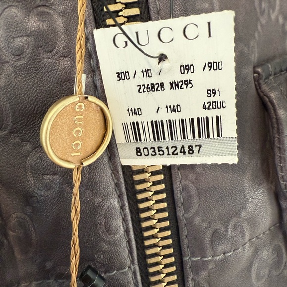 Gucci embossed GG leather jacket - Picture 4 of 16